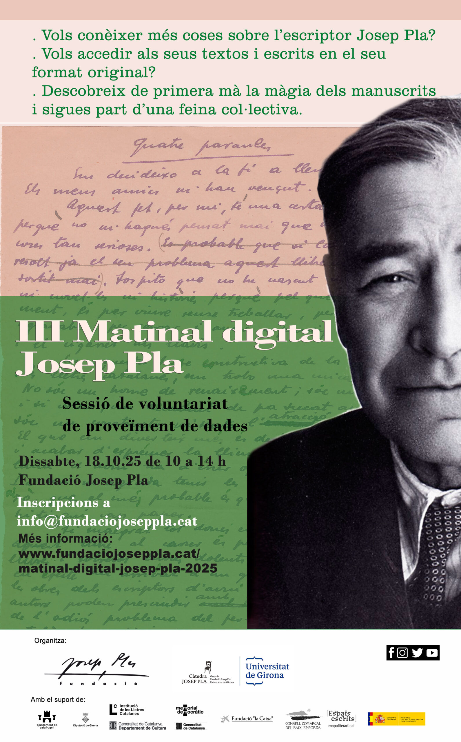 III Matinal digital Josep Pla